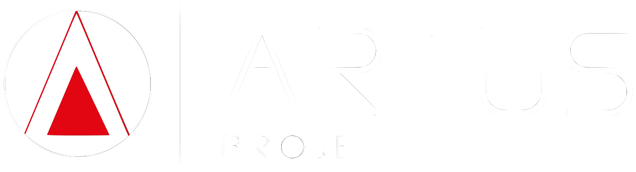Artus Proje Beyaz Logo